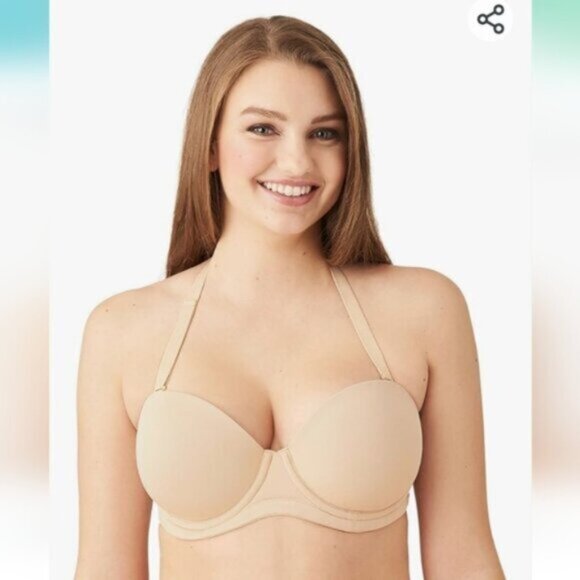 Wacoal Strapless Bra in Nude - Picture 7 of 9
